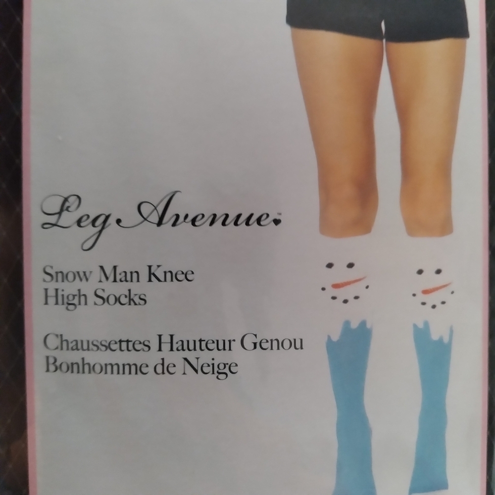 Leg Avenue Snowman Knee High Socks One Size